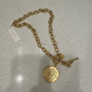 Susan Shaw Necklace with Medallion